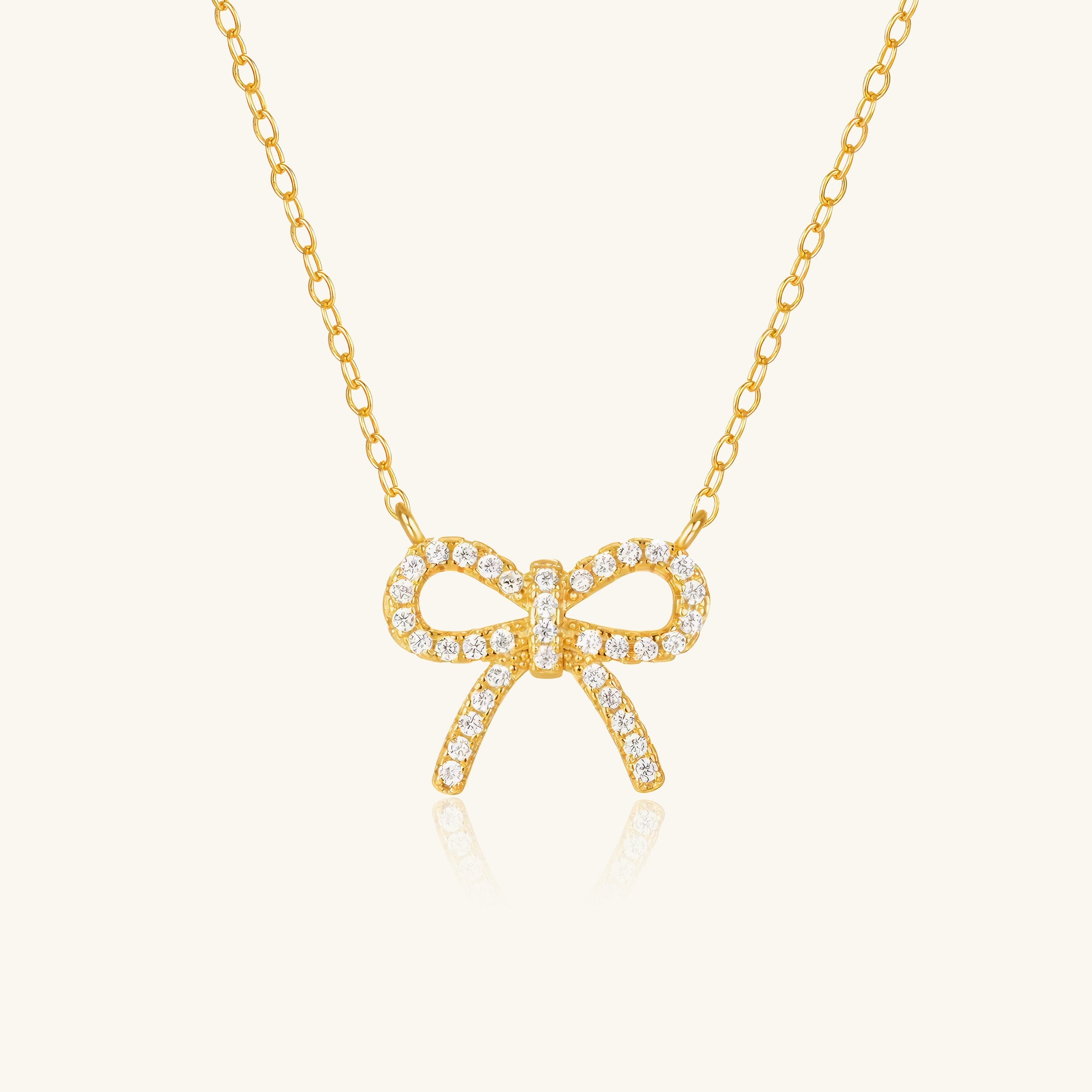 Bow Statement Necklace