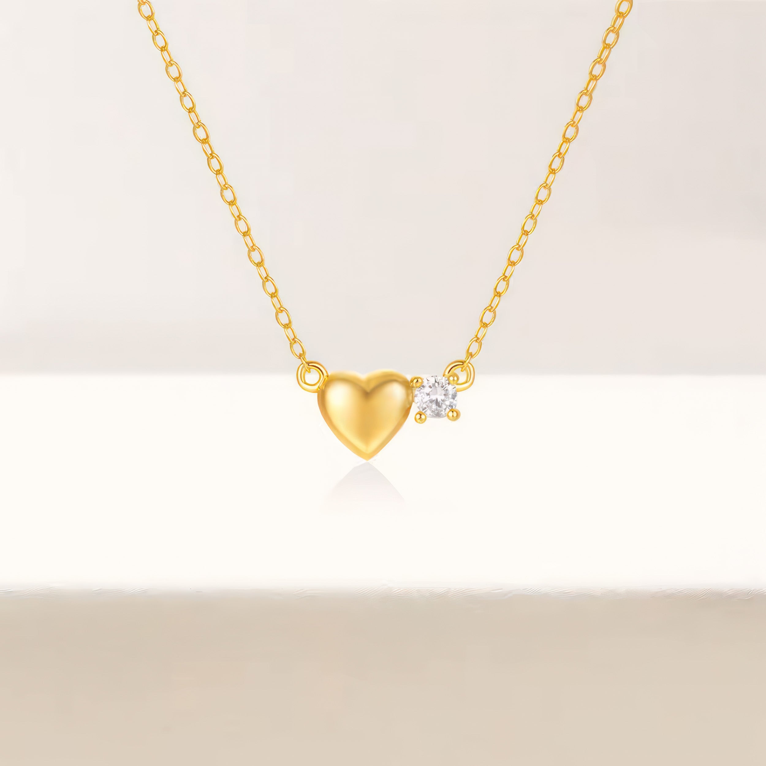 Heart Zircon Necklace