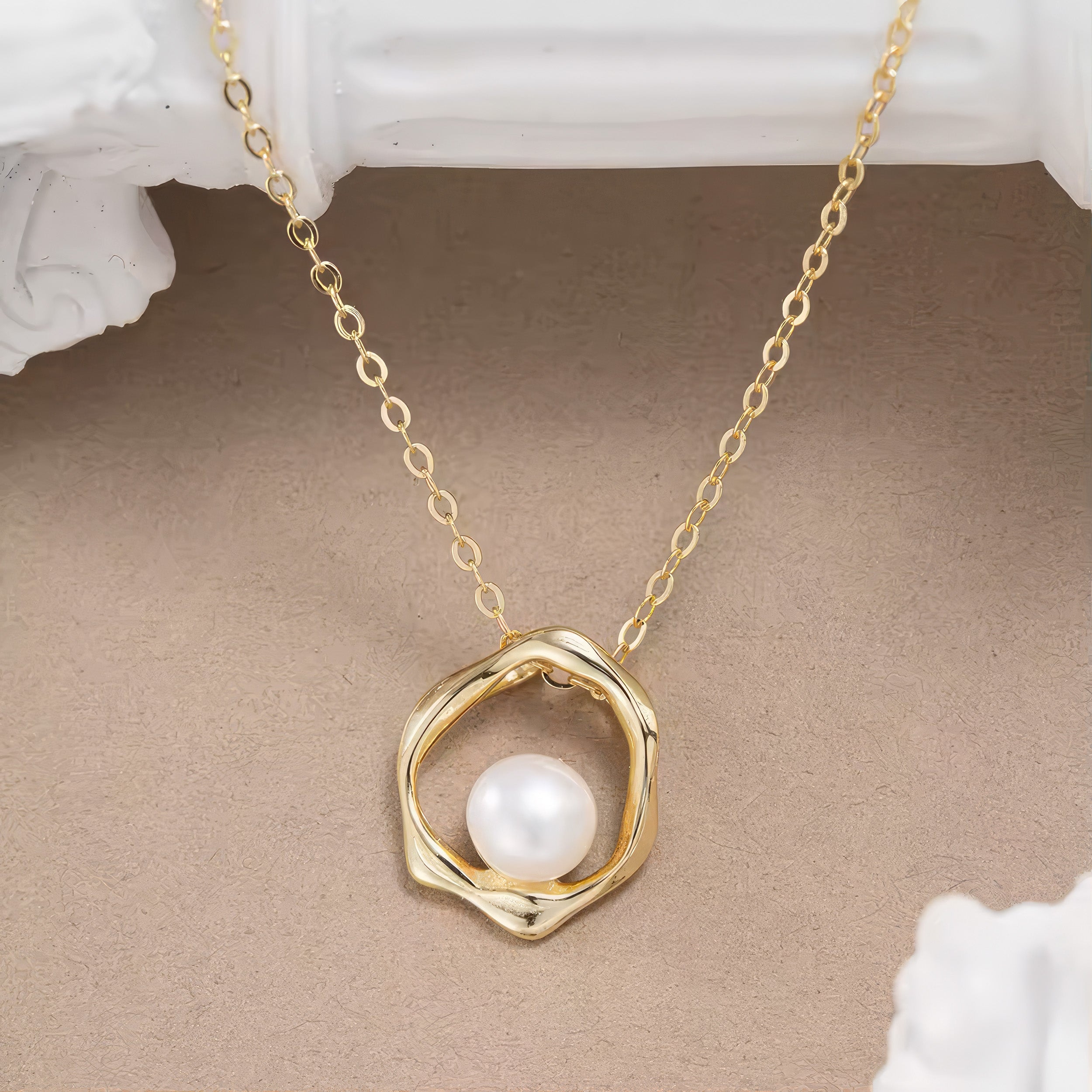 Pearl Halo Necklace