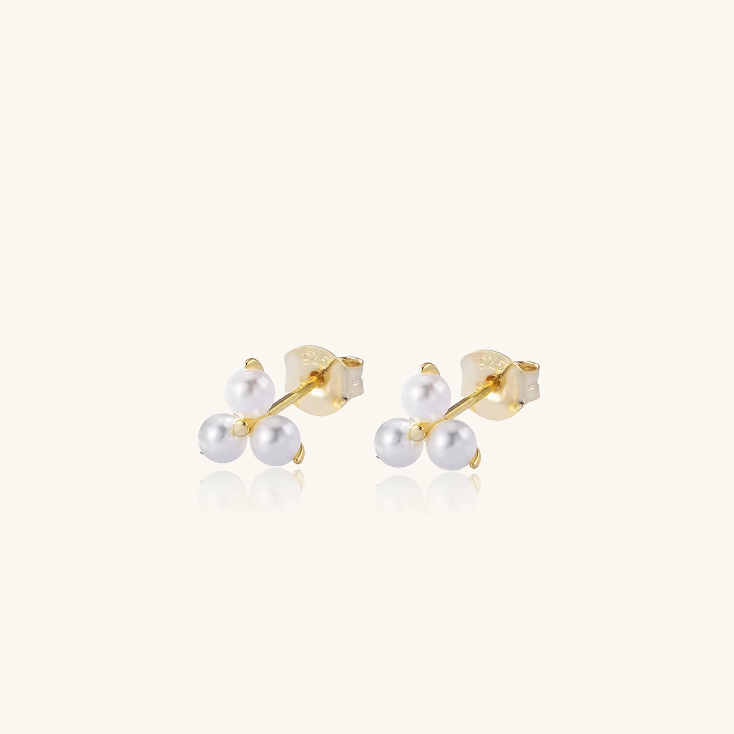 Trio Pearl Studs