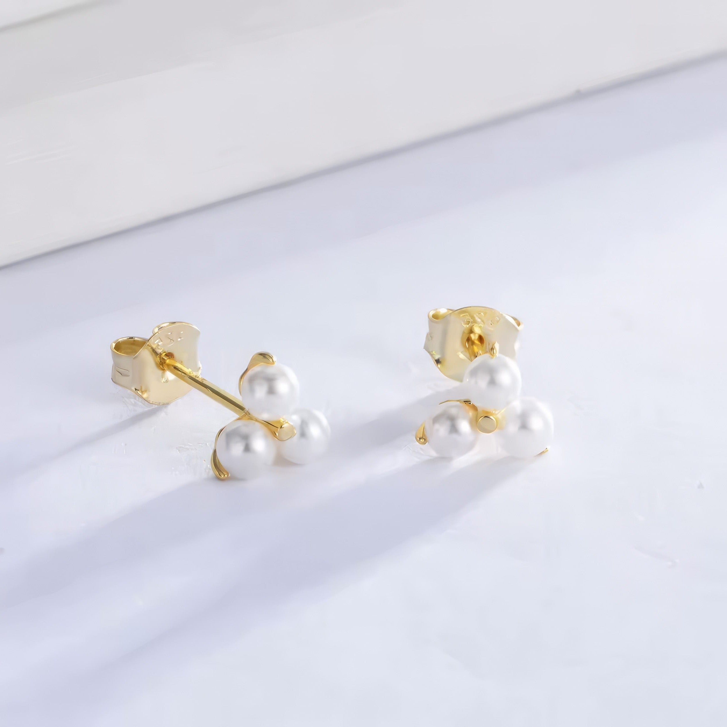 Trio Pearl Studs