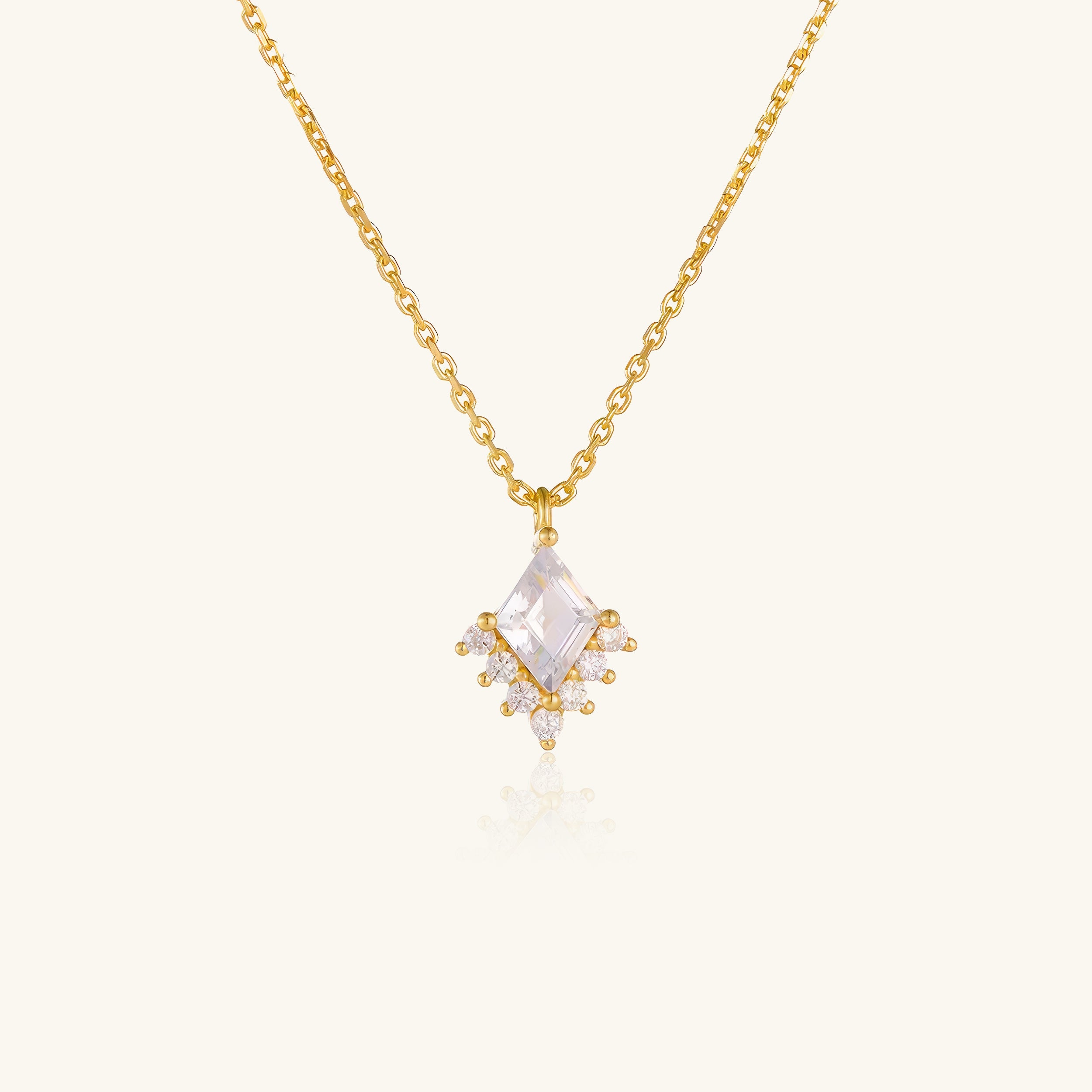 Prism Zircon Necklace