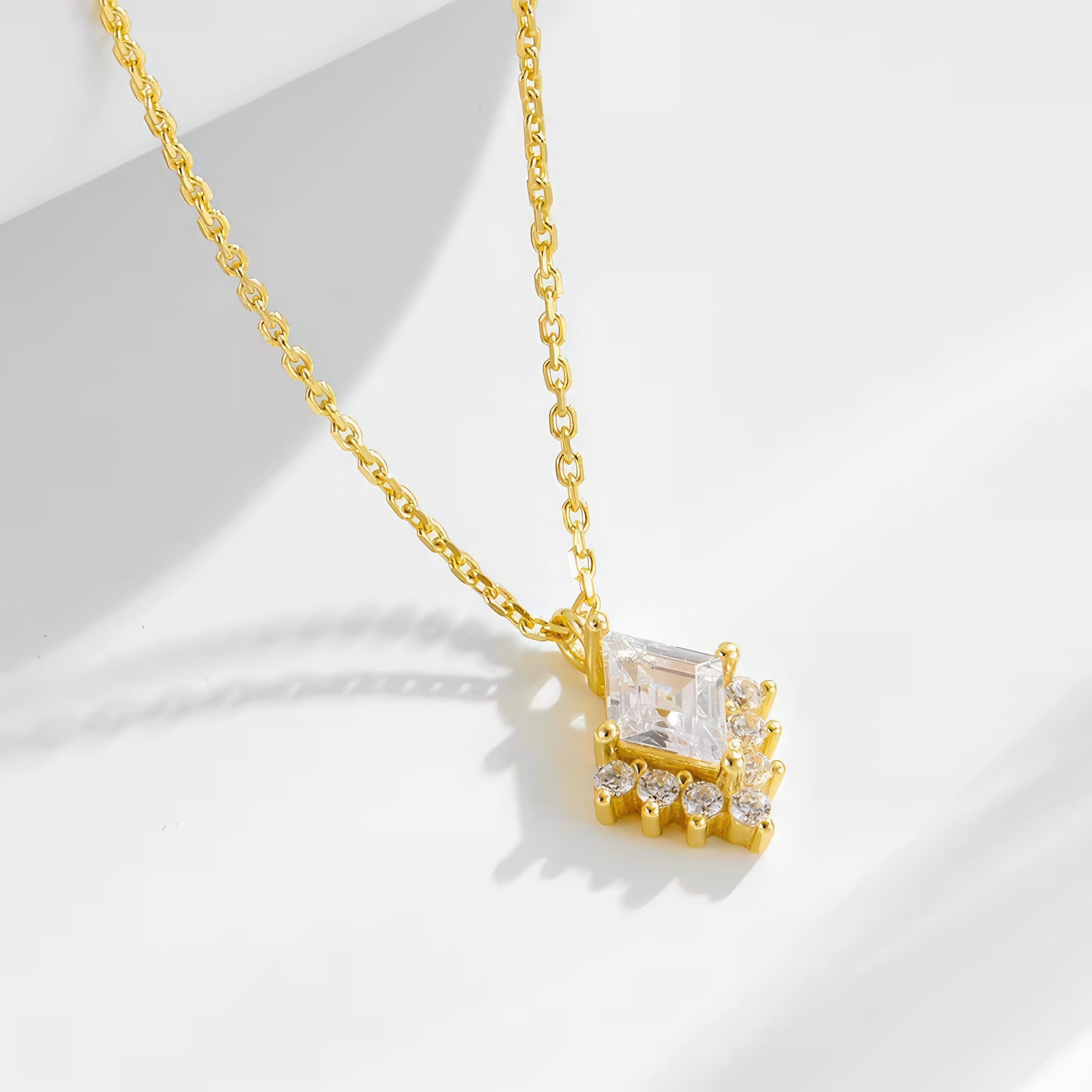 Prism Zircon Necklace