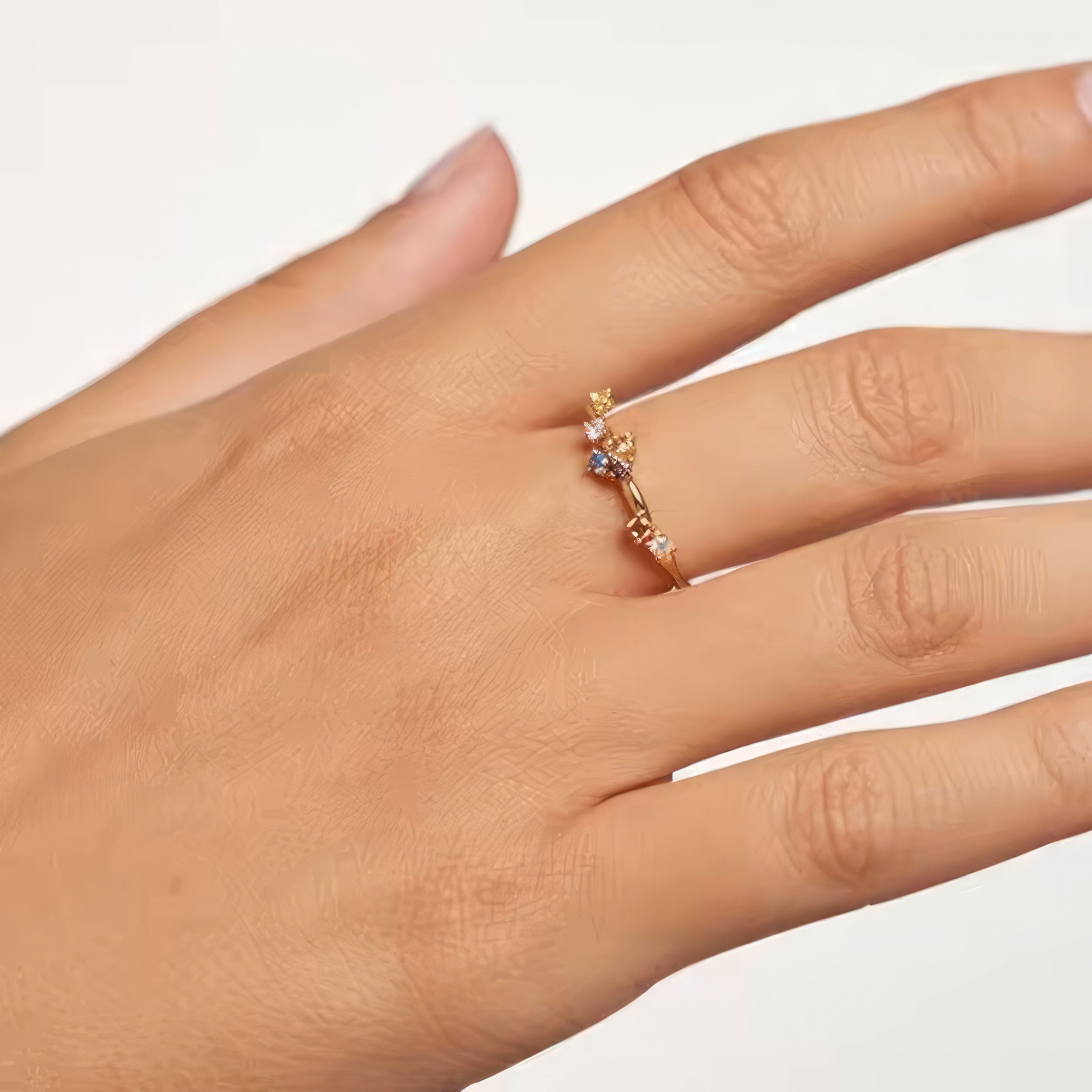 Rainbow Cluster Ring