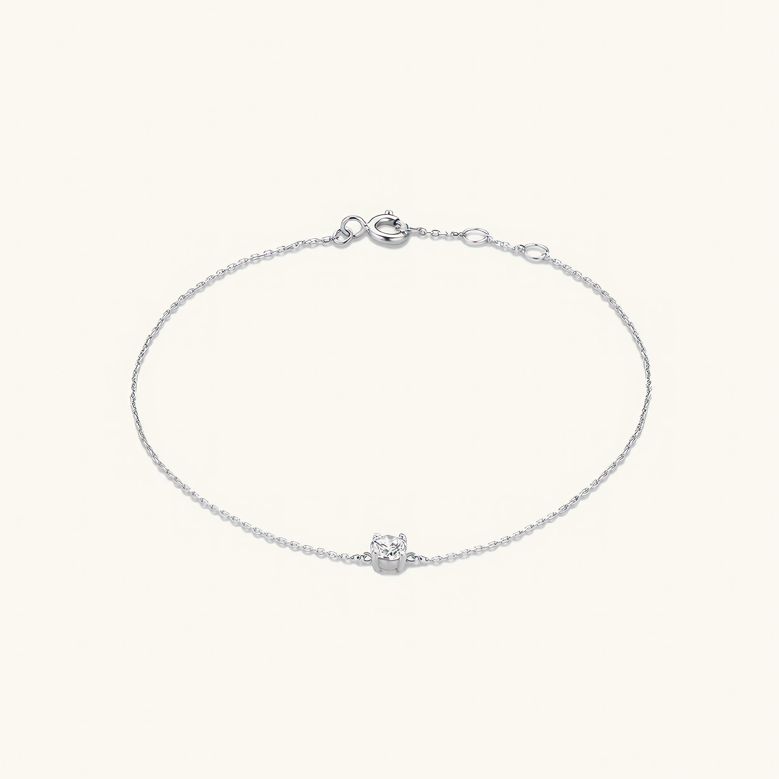 Single Zircon Bracelet