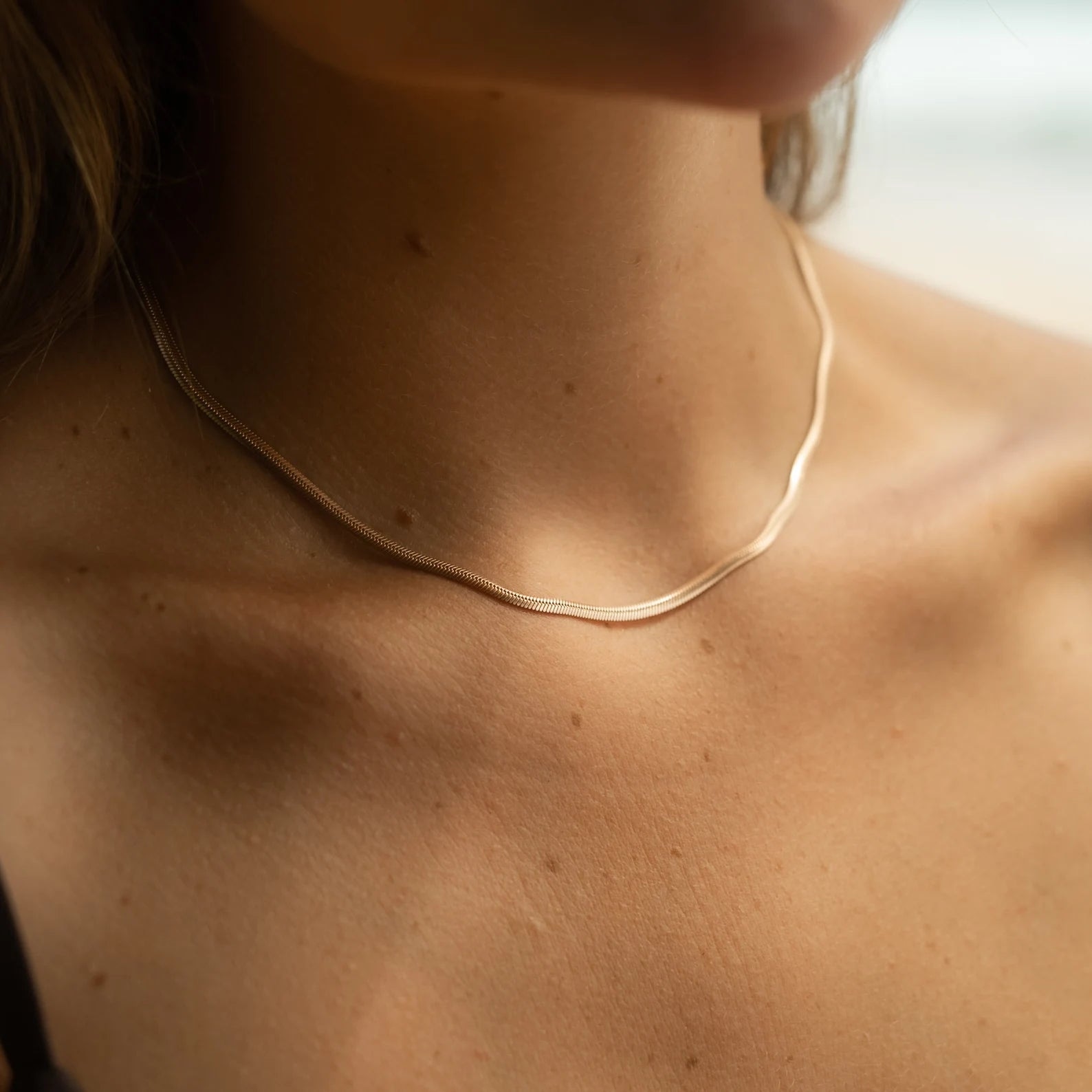 Herringbone Chain Necklace