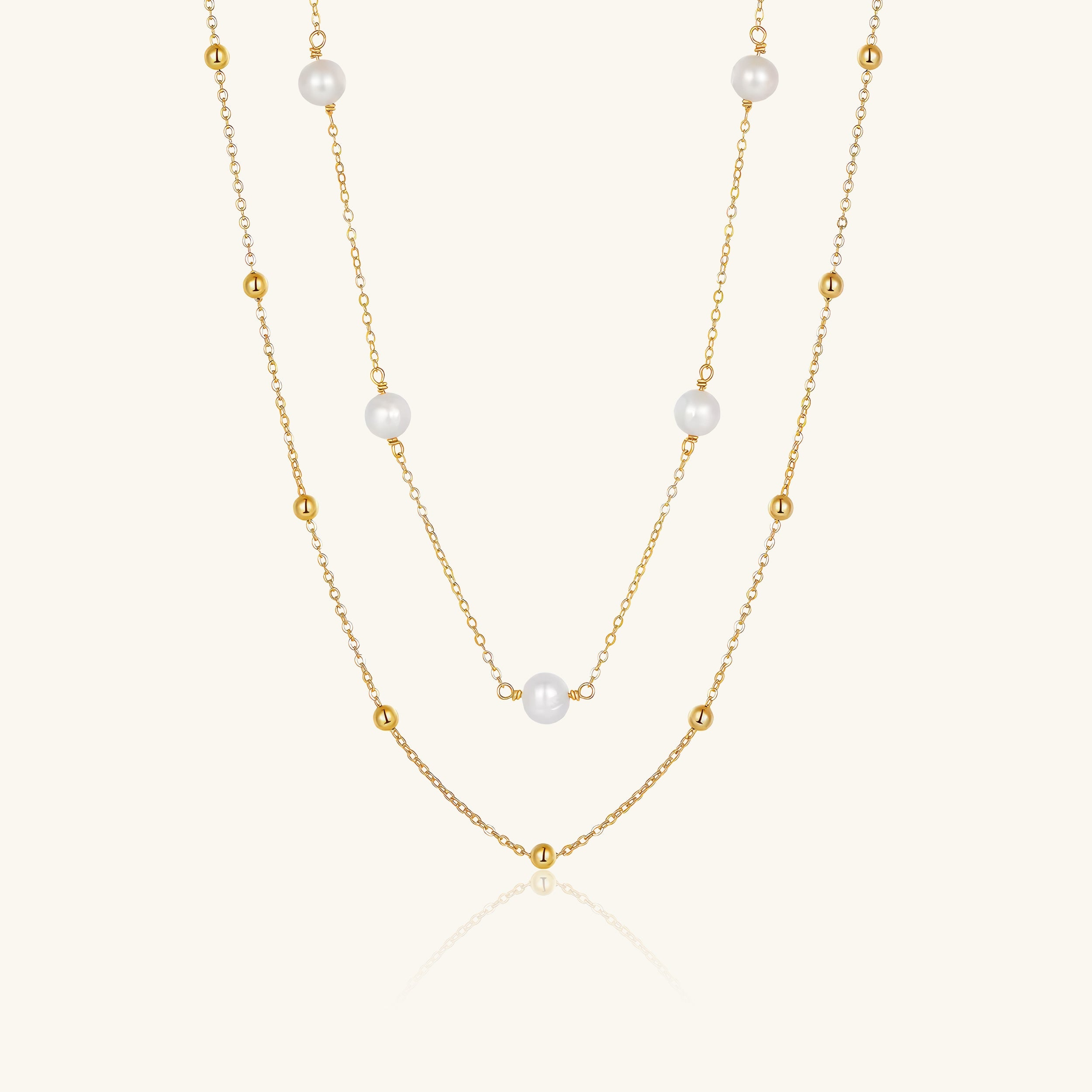 Spheres Pearl Necklace