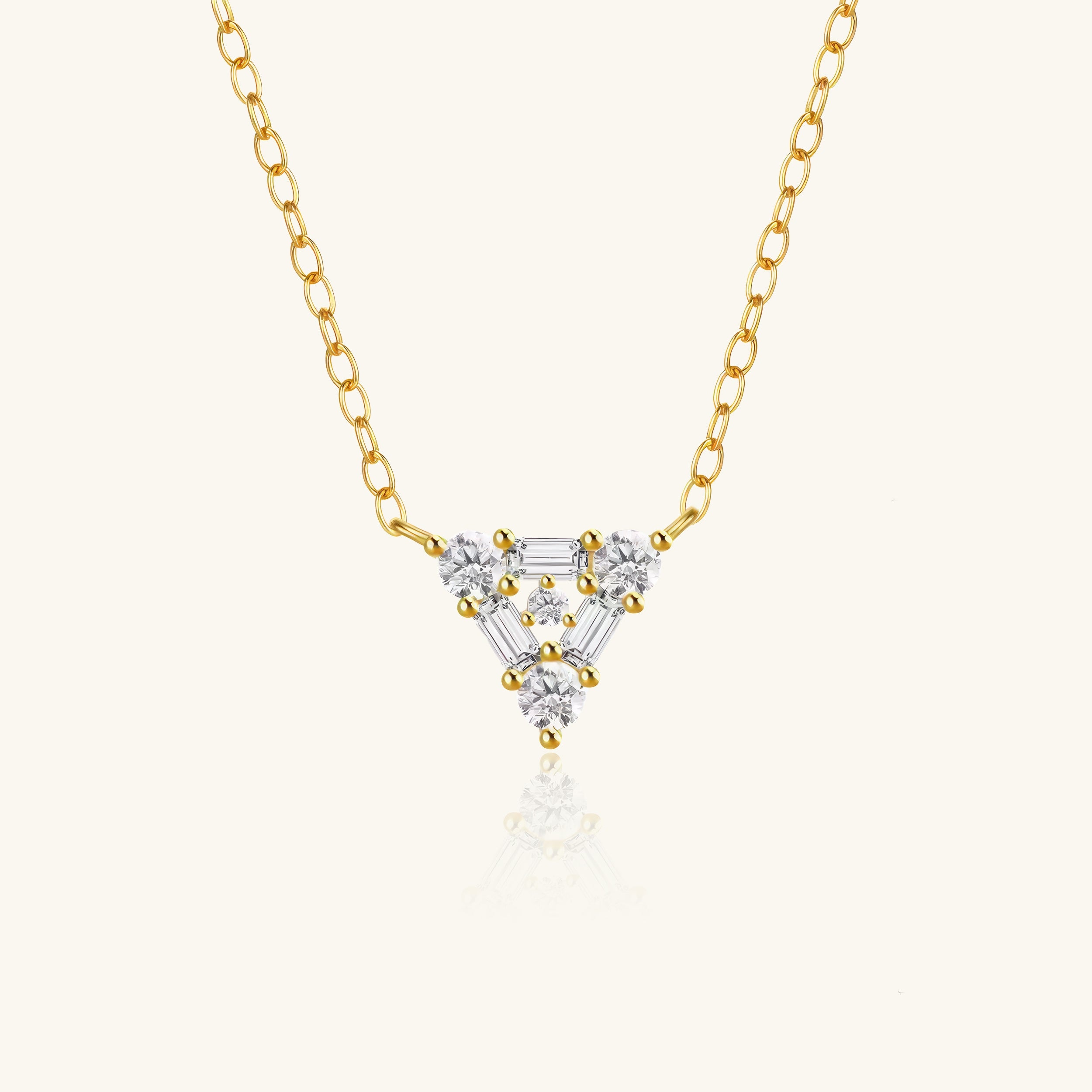 Triad Zircon Necklace