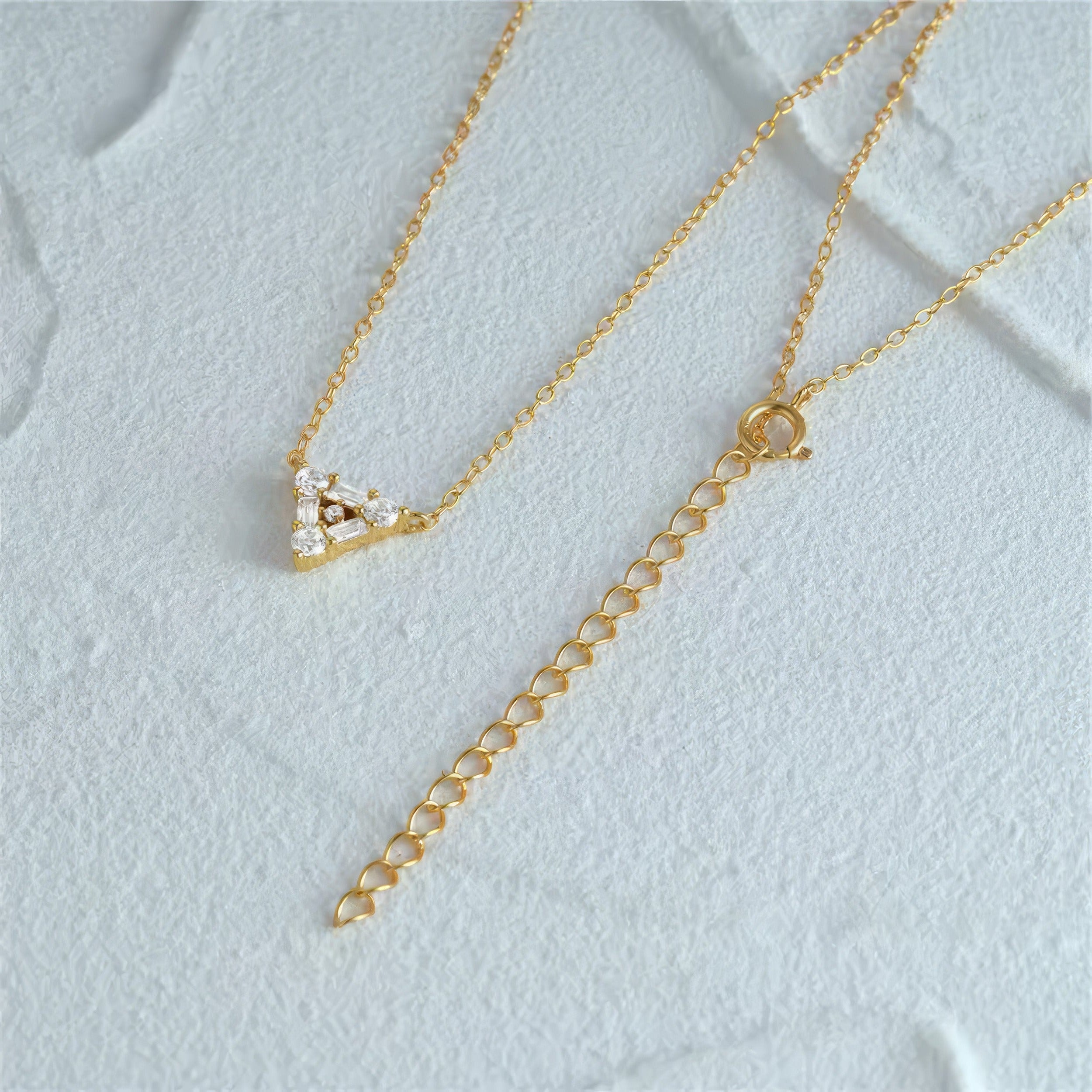 Triad Zircon Necklace