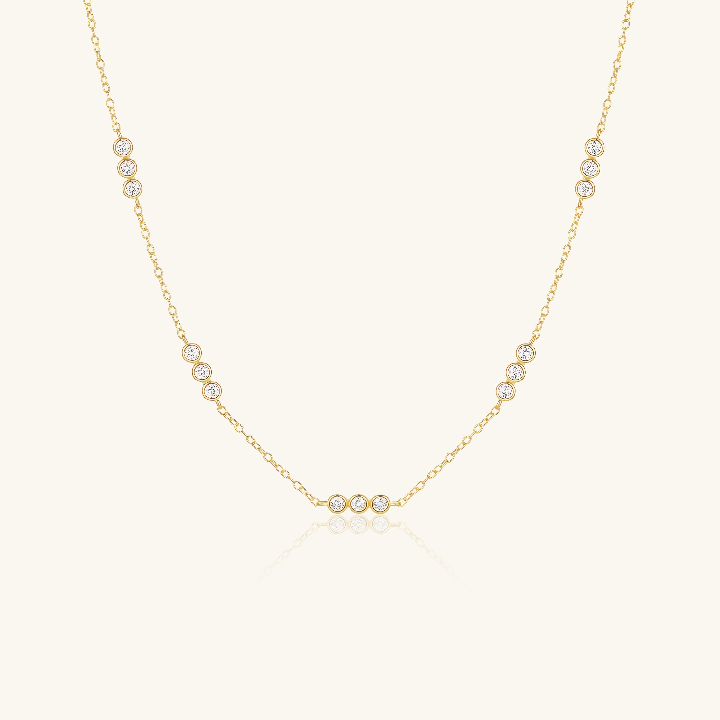 Clustered Station Necklace