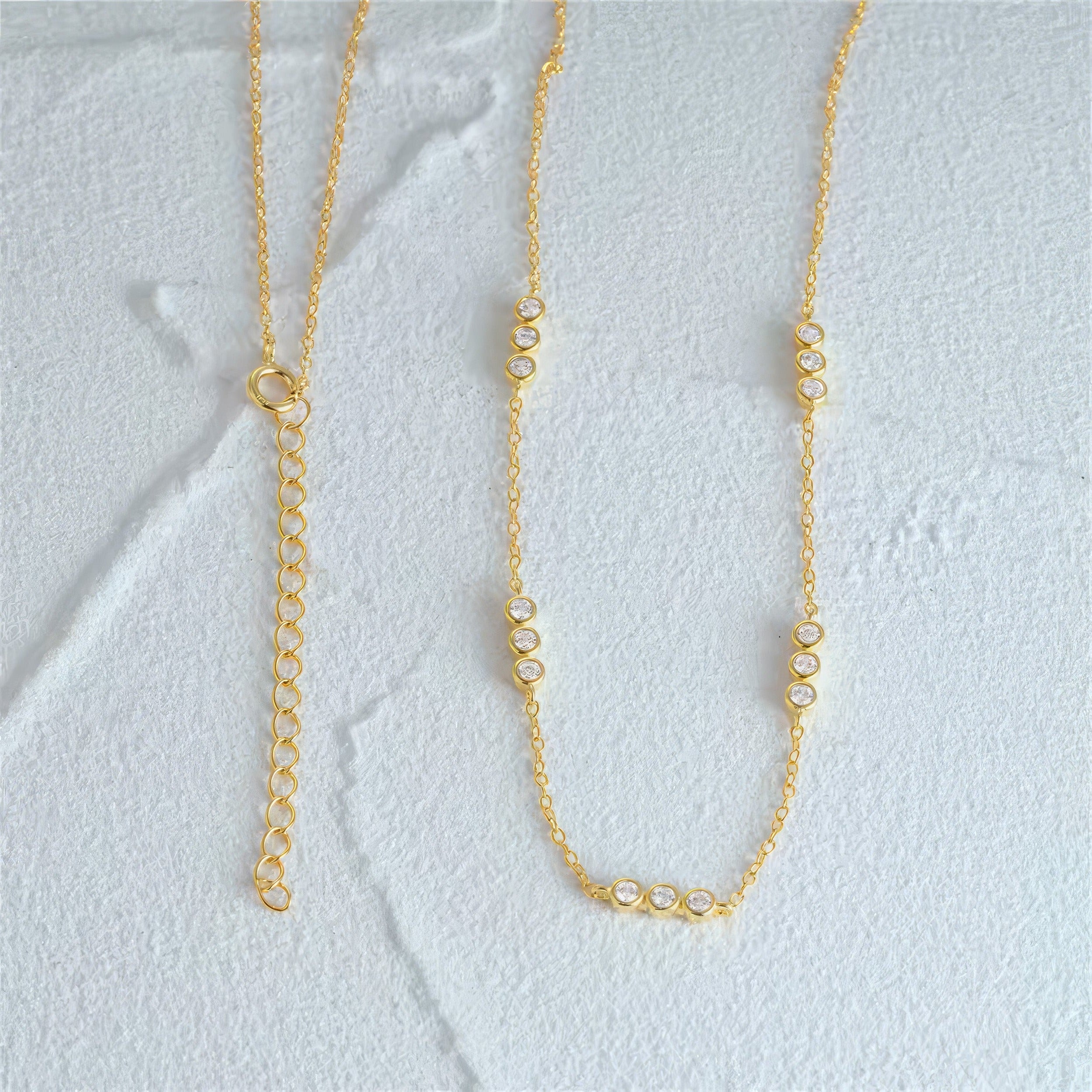 Clustered Station Necklace