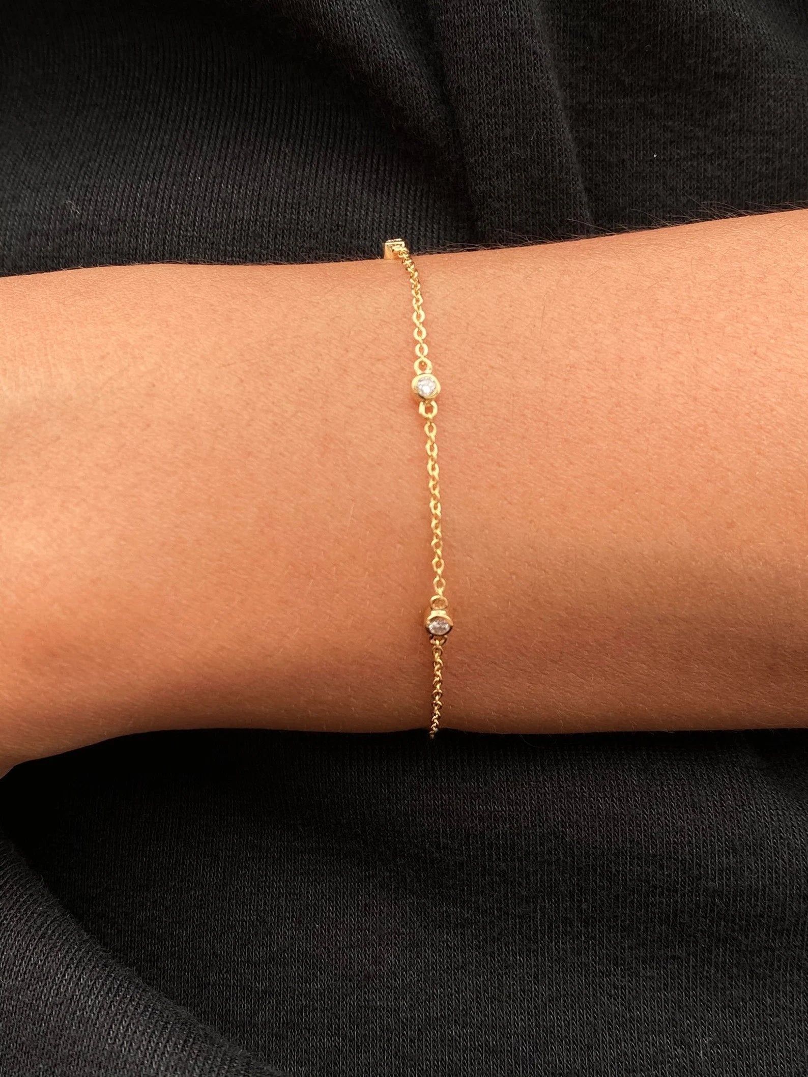 Zircon Station Bracelet