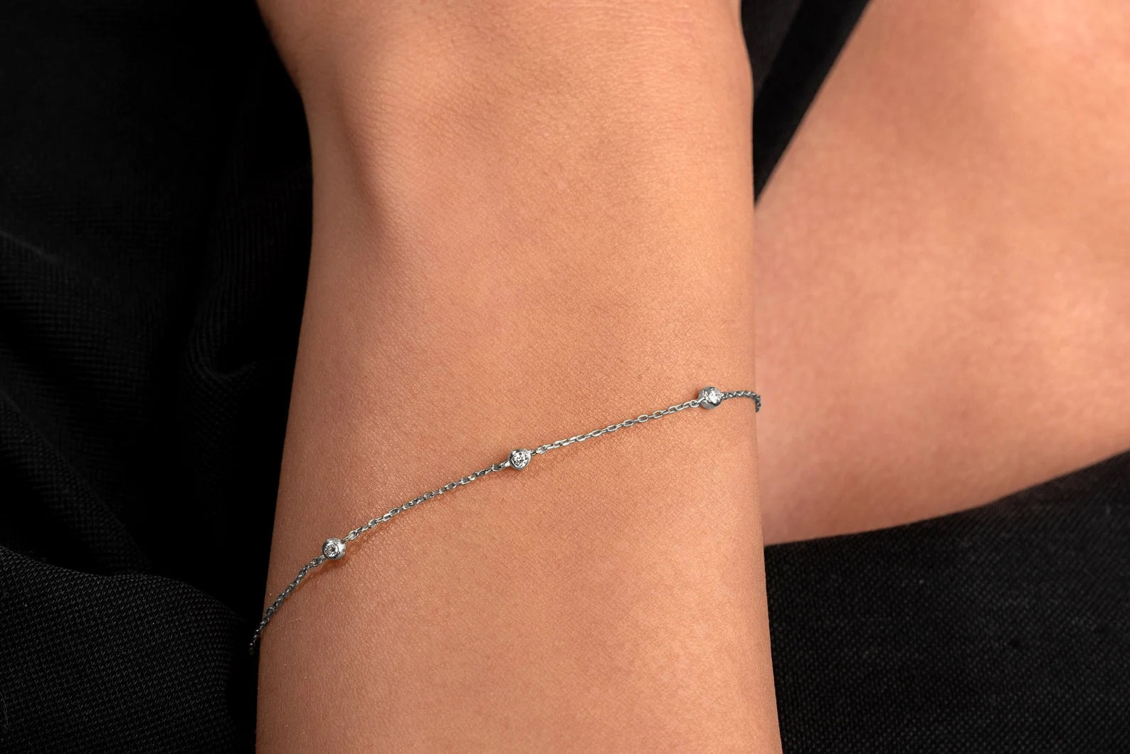 Zircon Station Bracelet